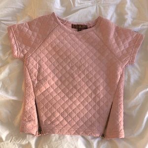 Quilted 4T pink girl’s shirt